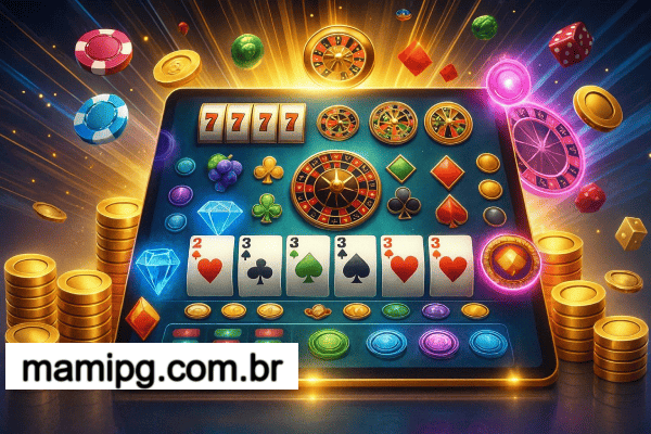 Variedade de 1.500 jogos de caça-níqueis na mamipg.